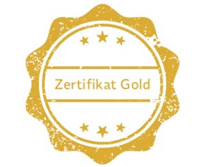 Zertifikat Gold